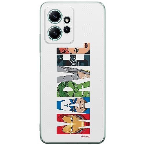 ERT GROUP etui na telefon Xiaomi REDMI NOTE 12 4G, case oryginalny i oficjalnie licencjonowany przez Marvel, wzór 011, optymalnie dopasowane, plecki z TPU