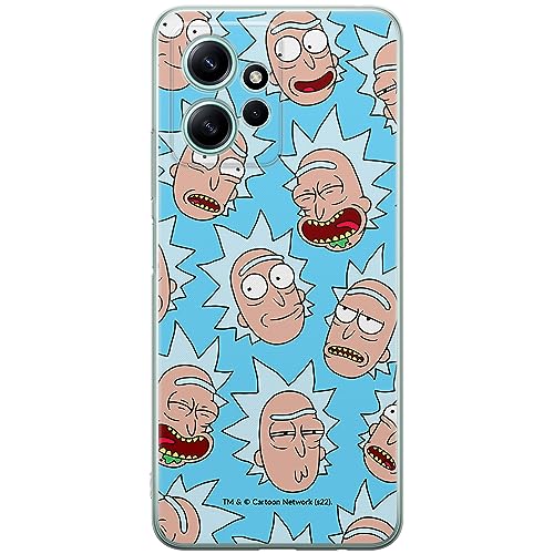ERT GROUP etui na telefon Xiaomi REDMI NOTE 12 4G, case oryginalny i oficjalnie licencjonowany przez Rick and Morty, wzór Rick & Morty 015, optymalnie dopasowane, plecki z TPU