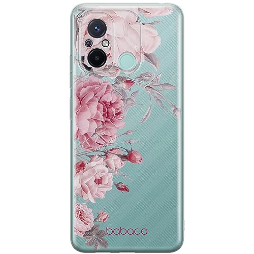 ERT GROUP etui na telefon Xiaomi REDMI 12C/ REDMI 11A, case oryginalny i oficjalnie licencjonowany przez Babaco, wzór Flowers 059, optymalnie dopasowane, plecki z TPU częściowo przeźroczyste