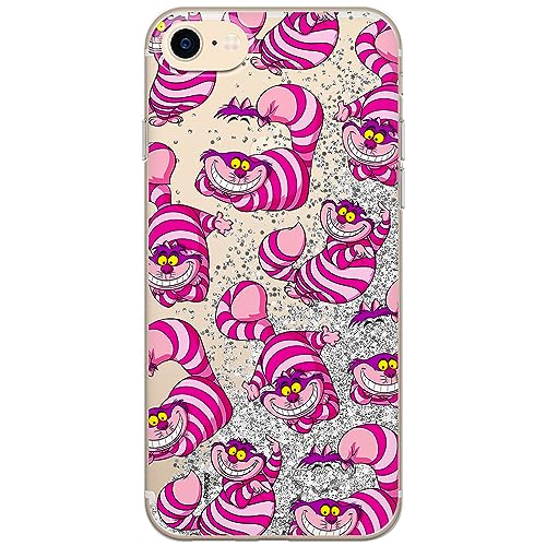 ERT GROUP etui na telefon Apple Iphone 7/8/ SE 2/ SE 3, case oryginalny i oficjalnie licencjonowany przez Disney, wzór Alice & Friends 004, optymalnie dopasowane, z efektem płynnego brokatu