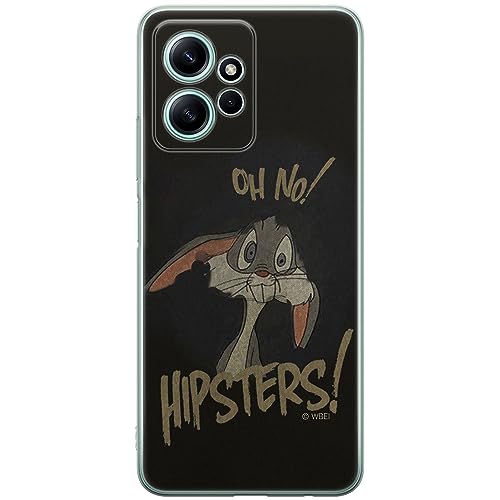 ERT GROUP etui na telefon Xiaomi REDMI NOTE 12 4G, case oryginalny i oficjalnie licencjonowany przez Looney Tunes, wzór Bugs 005, optymalnie dopasowane, plecki z TPU