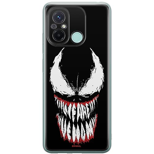 ERT GROUP etui na telefon Xiaomi REDMI 12C/ REDMI 11A, case oryginalny i oficjalnie licencjonowany przez Marvel, wzór Venom 005, optymalnie dopasowane, plecki z TPU