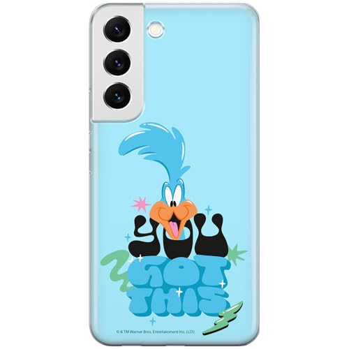 ERT GROUP etui na telefon Samsung S22, case oryginalny i oficjalnie licencjonowany przez Looney Tunes, wzór Roadrunner 003, optymalnie dopasowane, plecki z TPU