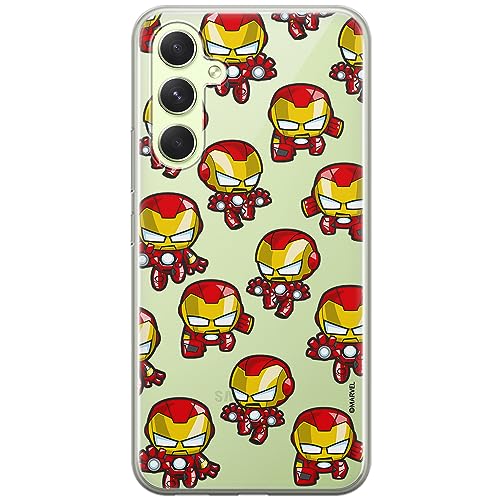 ERT GROUP etui na telefon Samsung A54 5G, case oryginalny i oficjalnie licencjonowany przez Marvel, wzór Iron Man 031, optymalnie dopasowane, plecki z TPU częściowo przeźroczyste