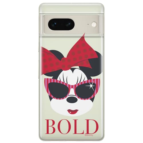 ERT GROUP etui na telefon Google PIXEL 7, case oryginalny i oficjalnie licencjonowany przez Disney, wzór Minnie 045, optymalnie dopasowane, plecki z TPU częściowo przeźroczyste