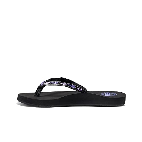 Reef Damskie japonki imbirowe, Czarny purpurowy, 40 EU