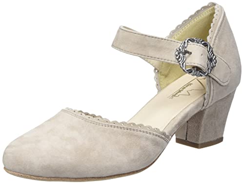 Hirschkogel Damskie 3000012 czółenka z zamkniętymi palcami, taupe, 40 UK