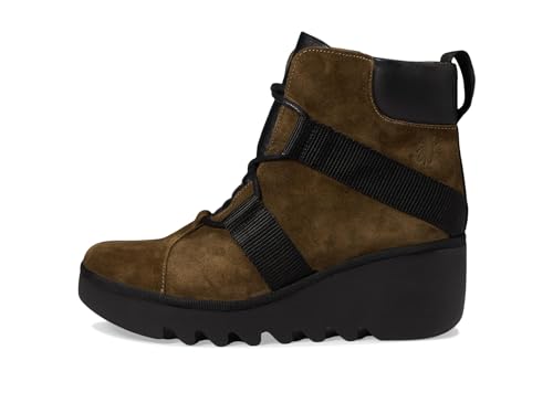 Fly London Damskie botki Blom460fly, Sludge Black, 35 EU