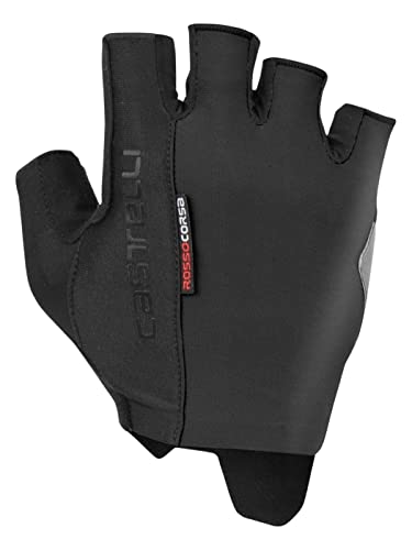 castelli 4519026-010 ROSSO C. ESPR. Rękawiczki unisex czarne XXL