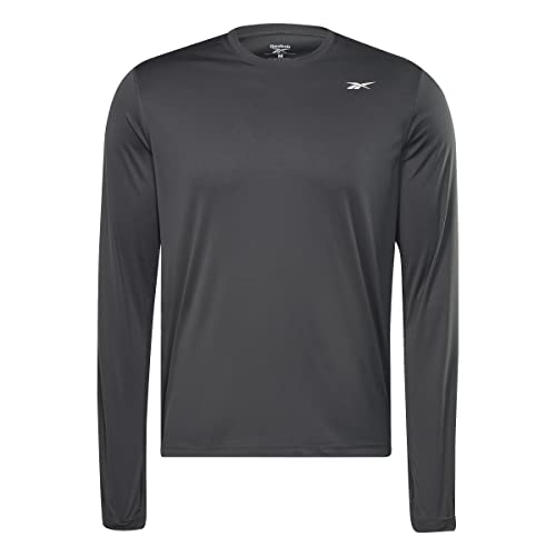 Reebok Męska koszulka techniczna z długim rękawem