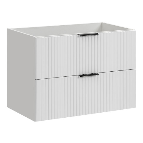 Biała szafka na umywalkę z szufladami 80 cm W5-Z11