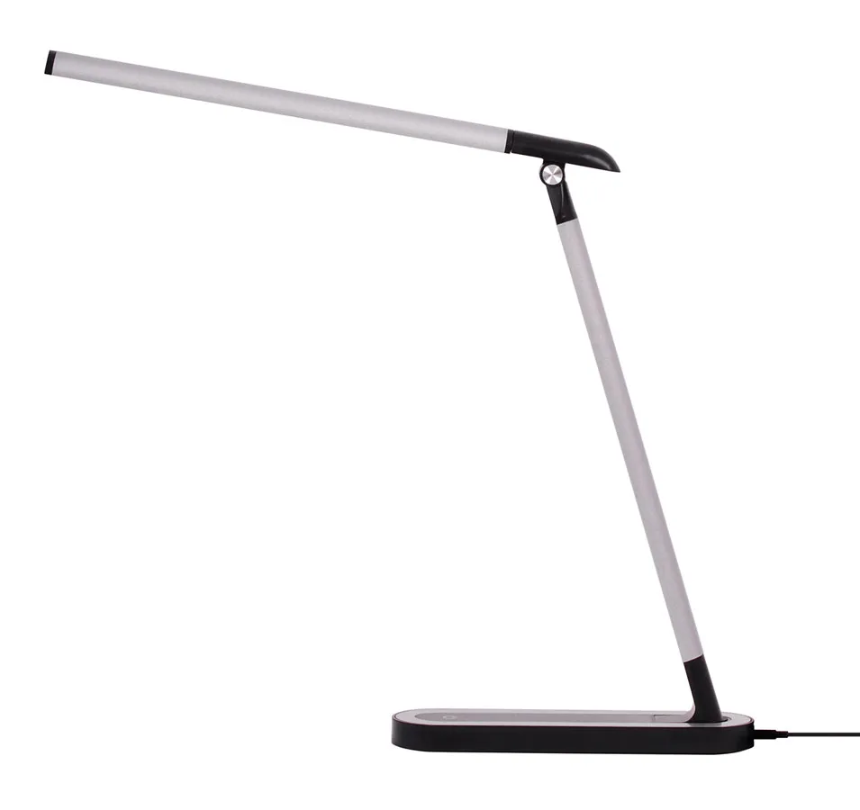 Czarno-srebrna lampka biurkowa LED - 5X A362 R7-B67