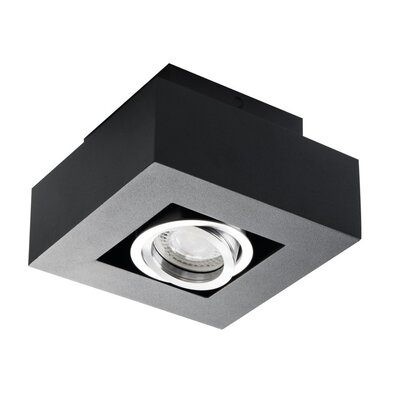 Kanlux Oprawa sufitowa punktowa Stobi DLP 50-B, czarna, 50 W (26830)