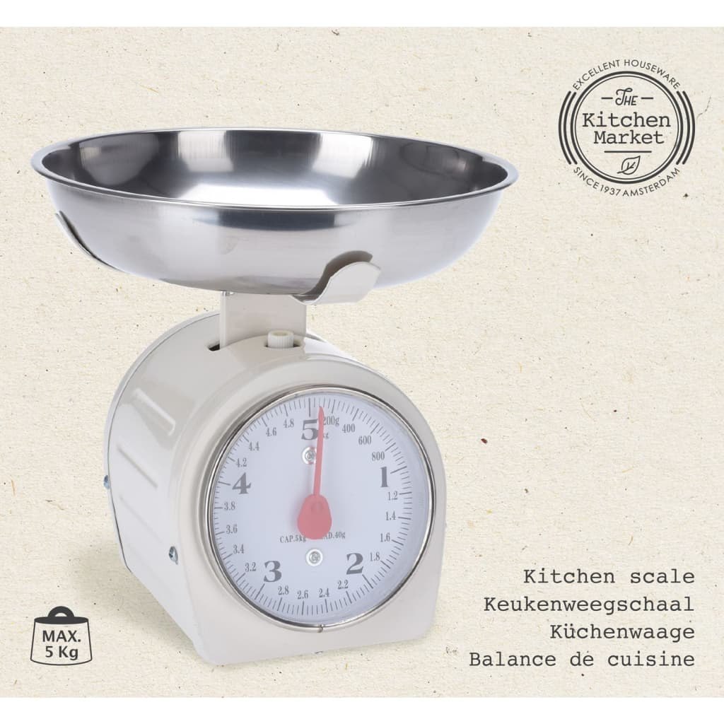 Waga kuchenna, 5 kg, metalowa  Lumarko!