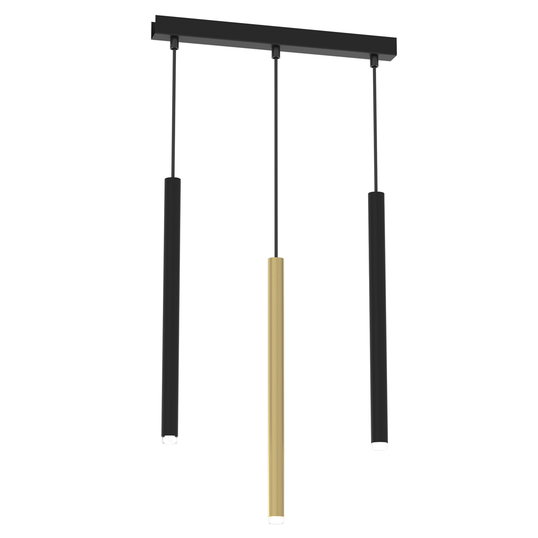Lampa wisząca nowoczesna MONZA BRASS 3xG9 max 8W LED MLP8841 - Milagro