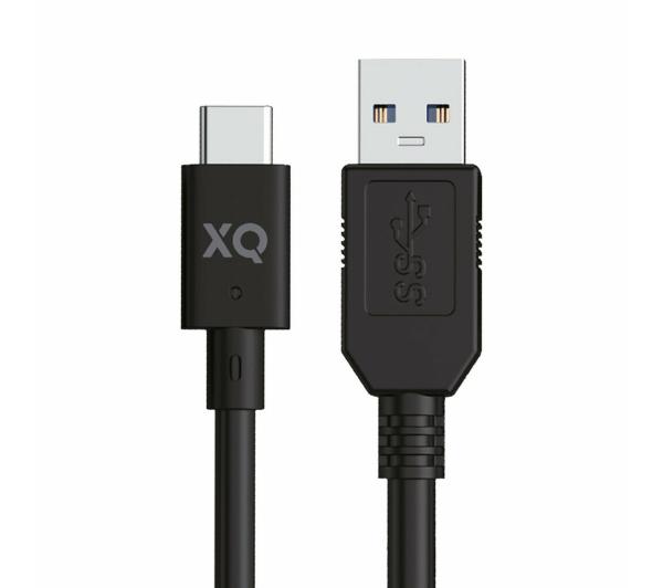 Xqisit USB-C - USB A 3.1 1m (czarny)