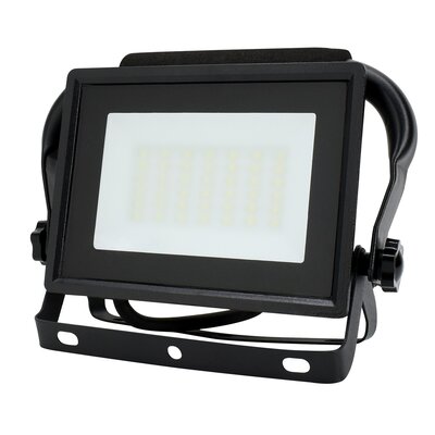 BEMKO C64-R-LFK2-030BL-6K NAŚWIETLACZ LED SMD KASTEL 2 30W 6500K 2550LM IP65 CZARNY 1,5M PRZENOŚNY