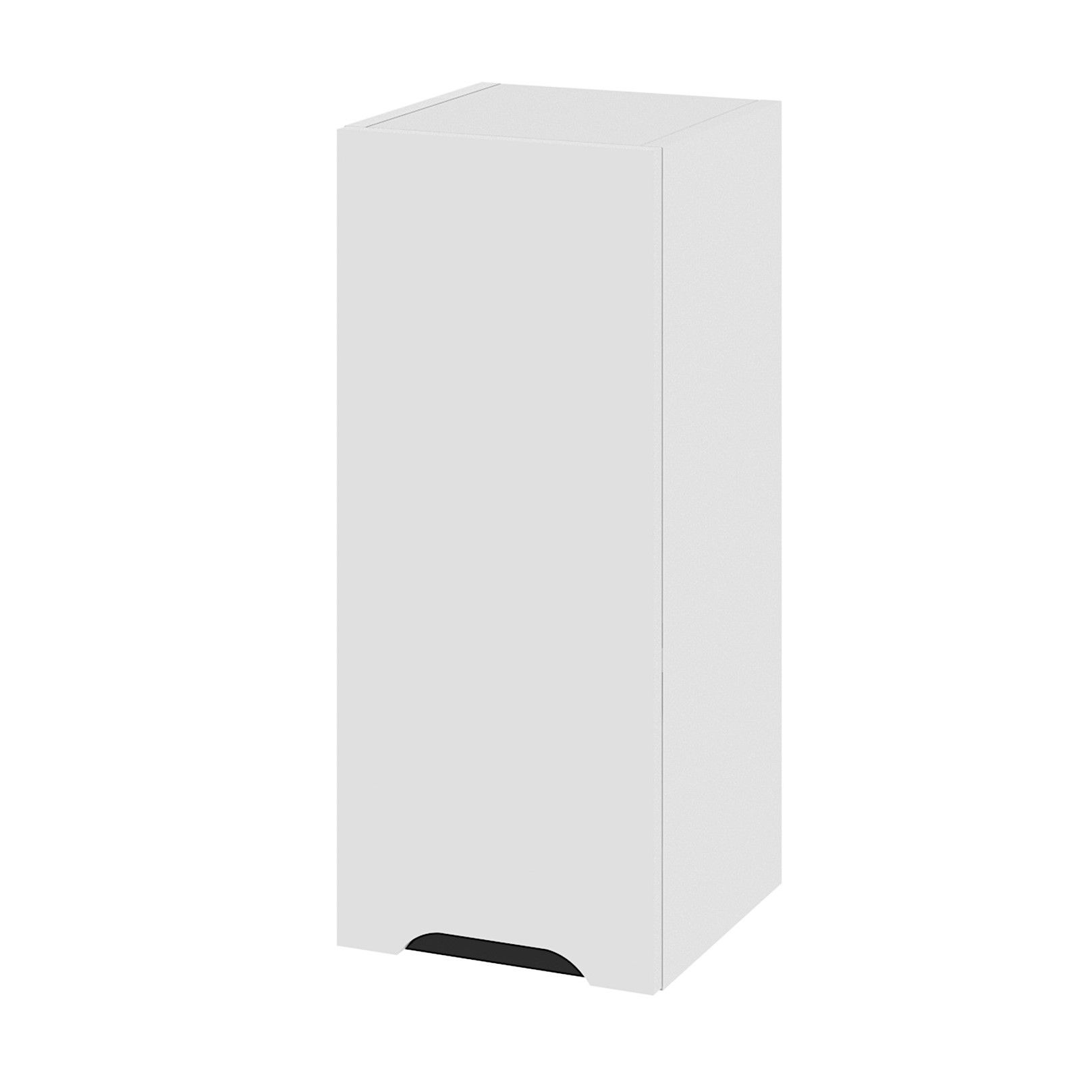 Szafka Wisząca Capri Lewa 30X72 Cm Mdf Folia Biały Mat Cichy Domyk Blum