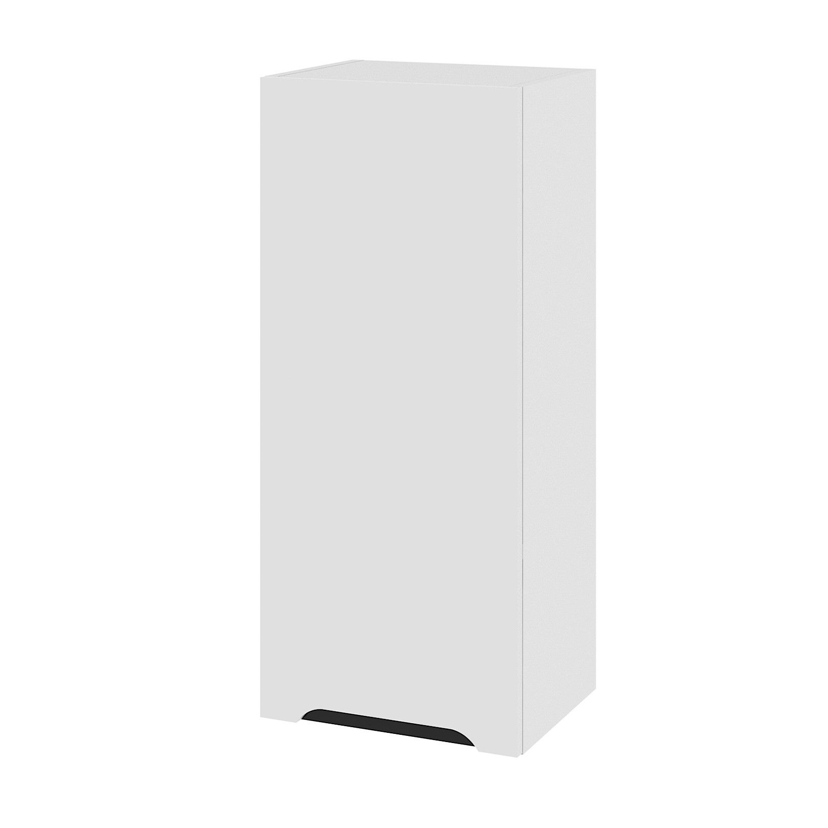 Szafka Wisząca Wysoka Capri Lewa 40X92 Cm Mdf Folia Biały Mat Cichy Domyk Blum