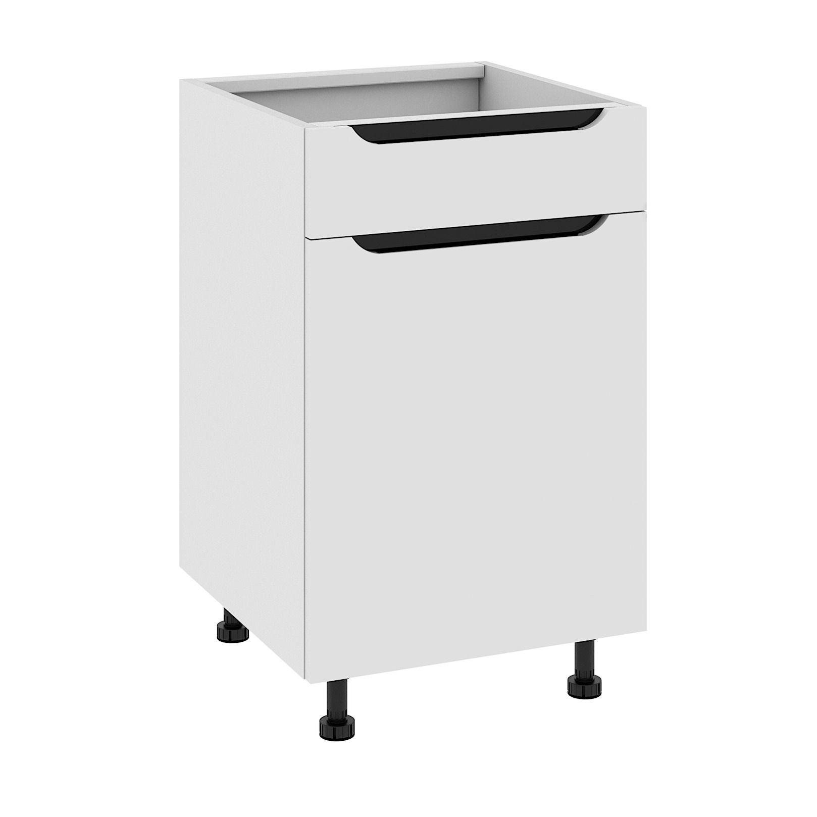 Capri Szafka Dolna D1S-50 Prawa Modernbox Biały Mat