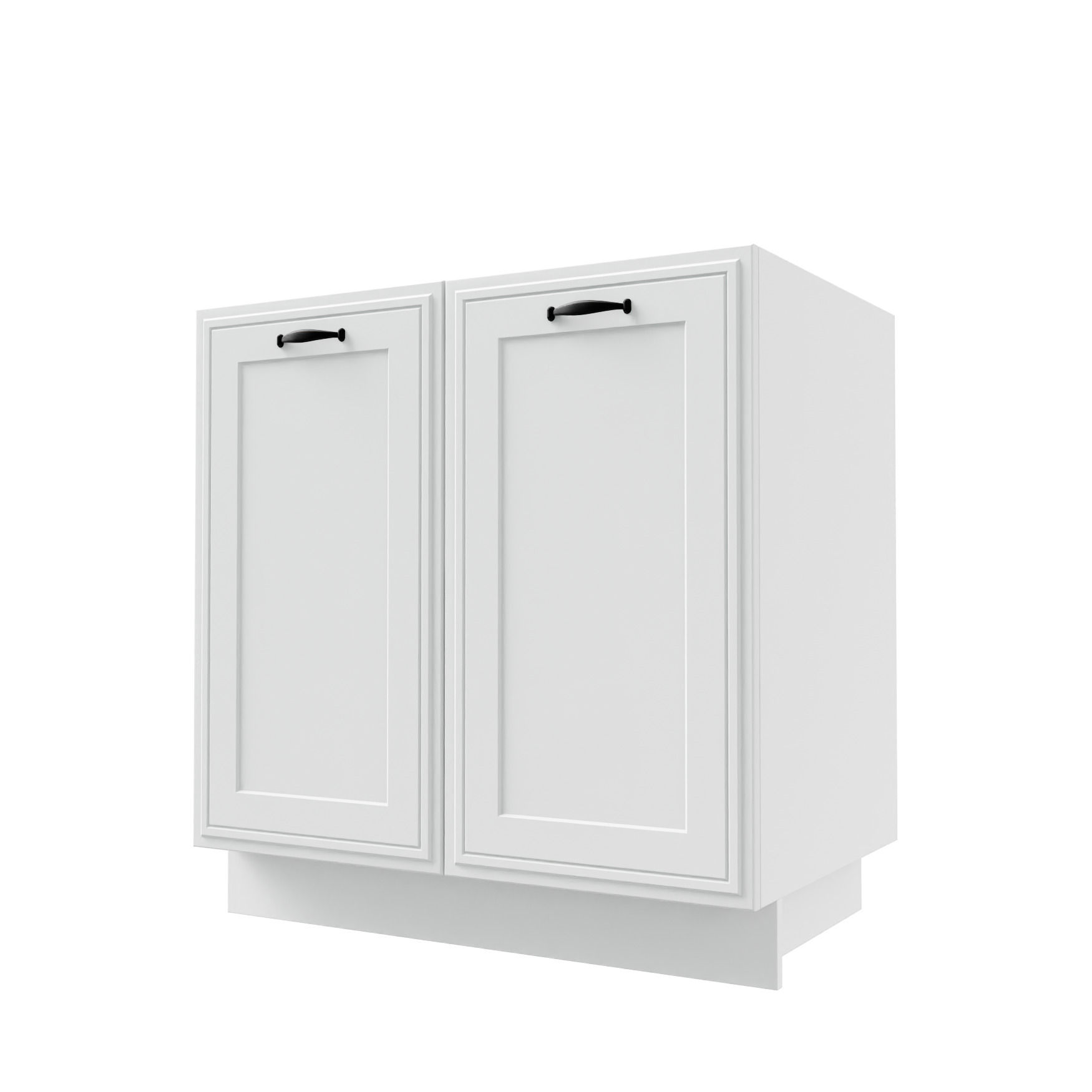 Szafka Dolna Trento 80X82 Cm Mdf Folia Biały Mat Cichy Domyk Hettich