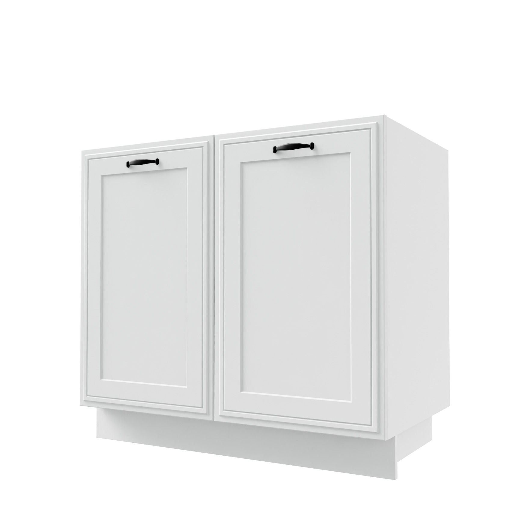 Szafka Dolna Trento 90X82 Cm Mdf Folia Biały Mat Cichy Domyk Hettich