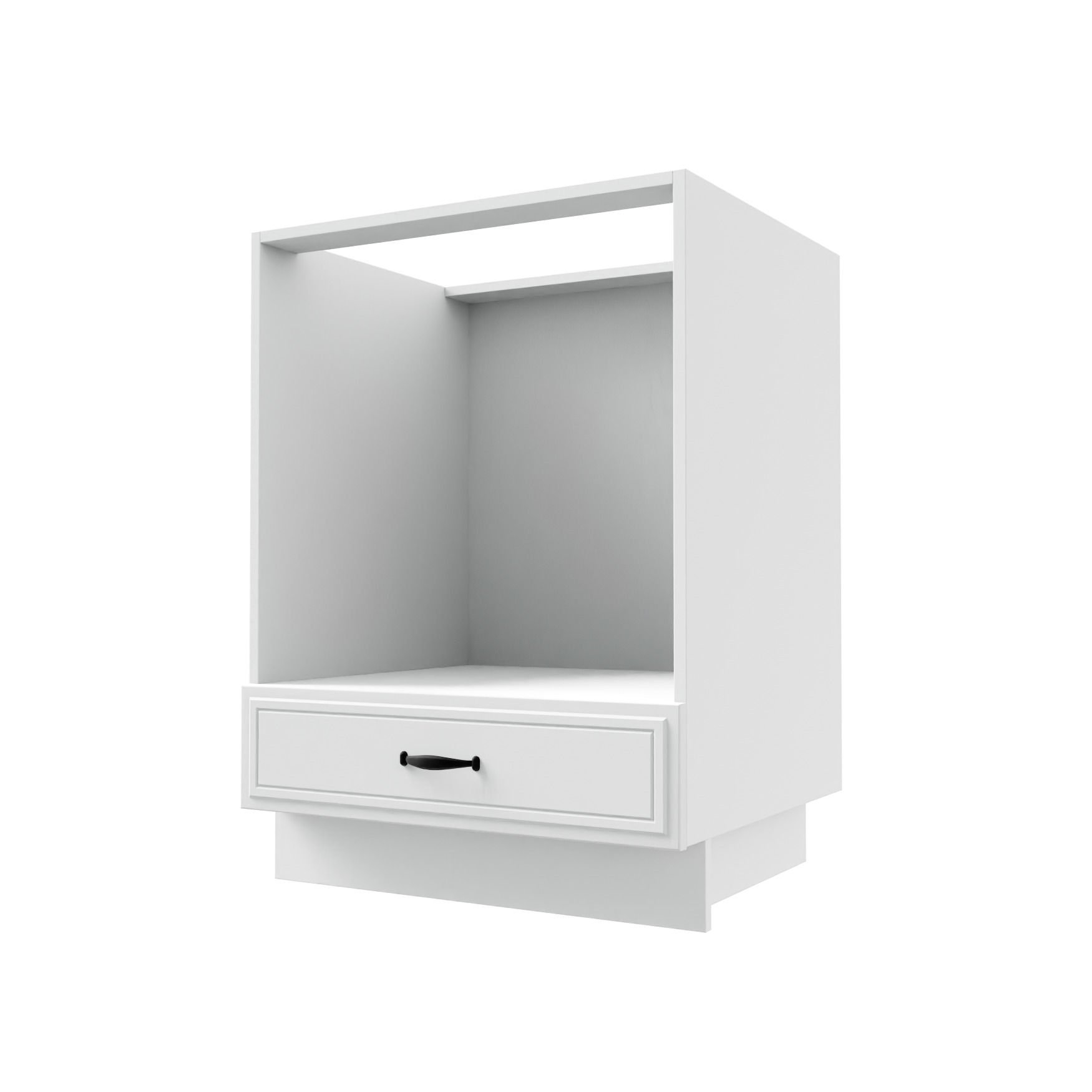 Szafka Dolna Pod Zabudowę Piekarnika Trento 60X82 Cm Mdf Folia Biały Mat
