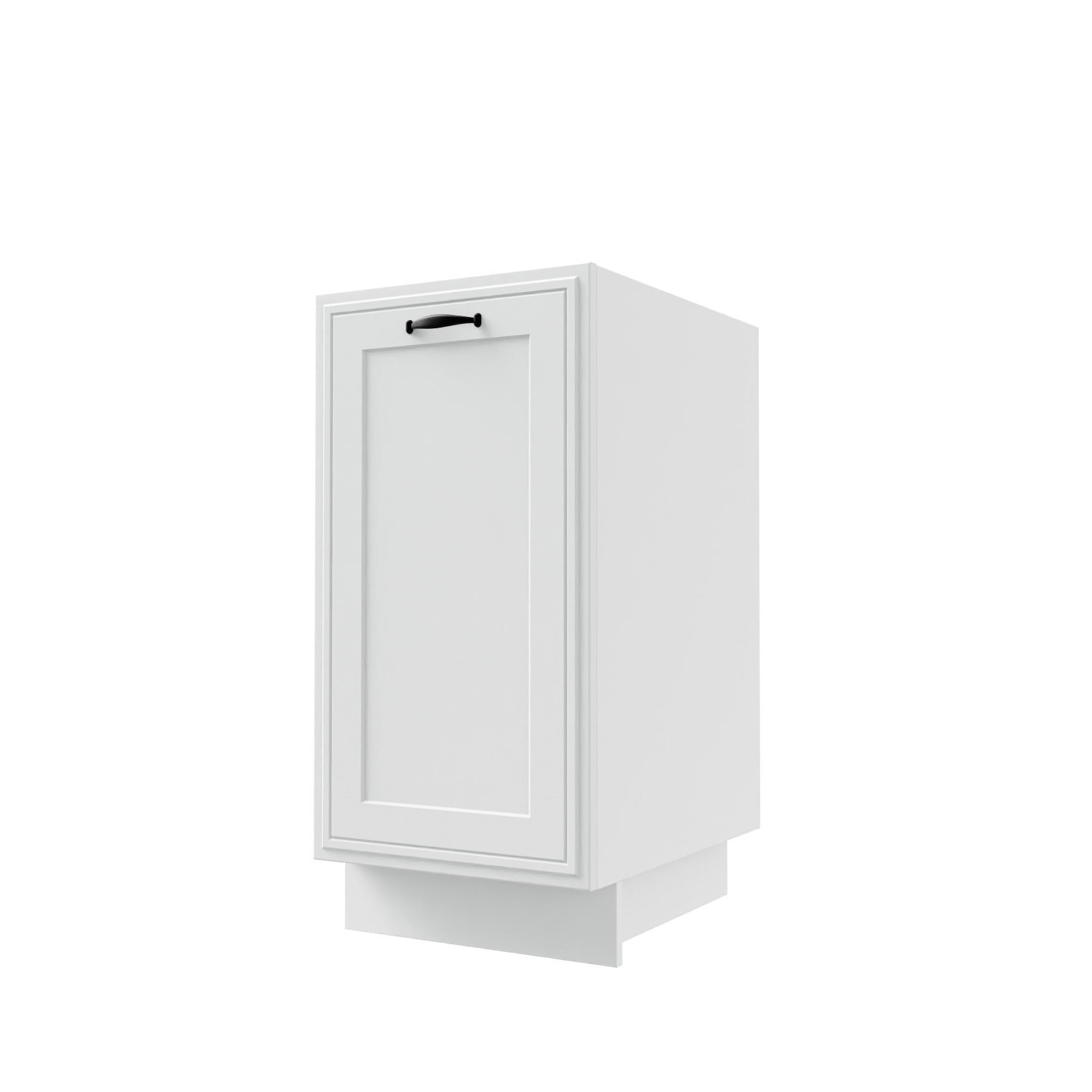 Szafka Dolna Trento 40X82 Cm Mdf Folia Biały Mat Cichy Domyk Hettich