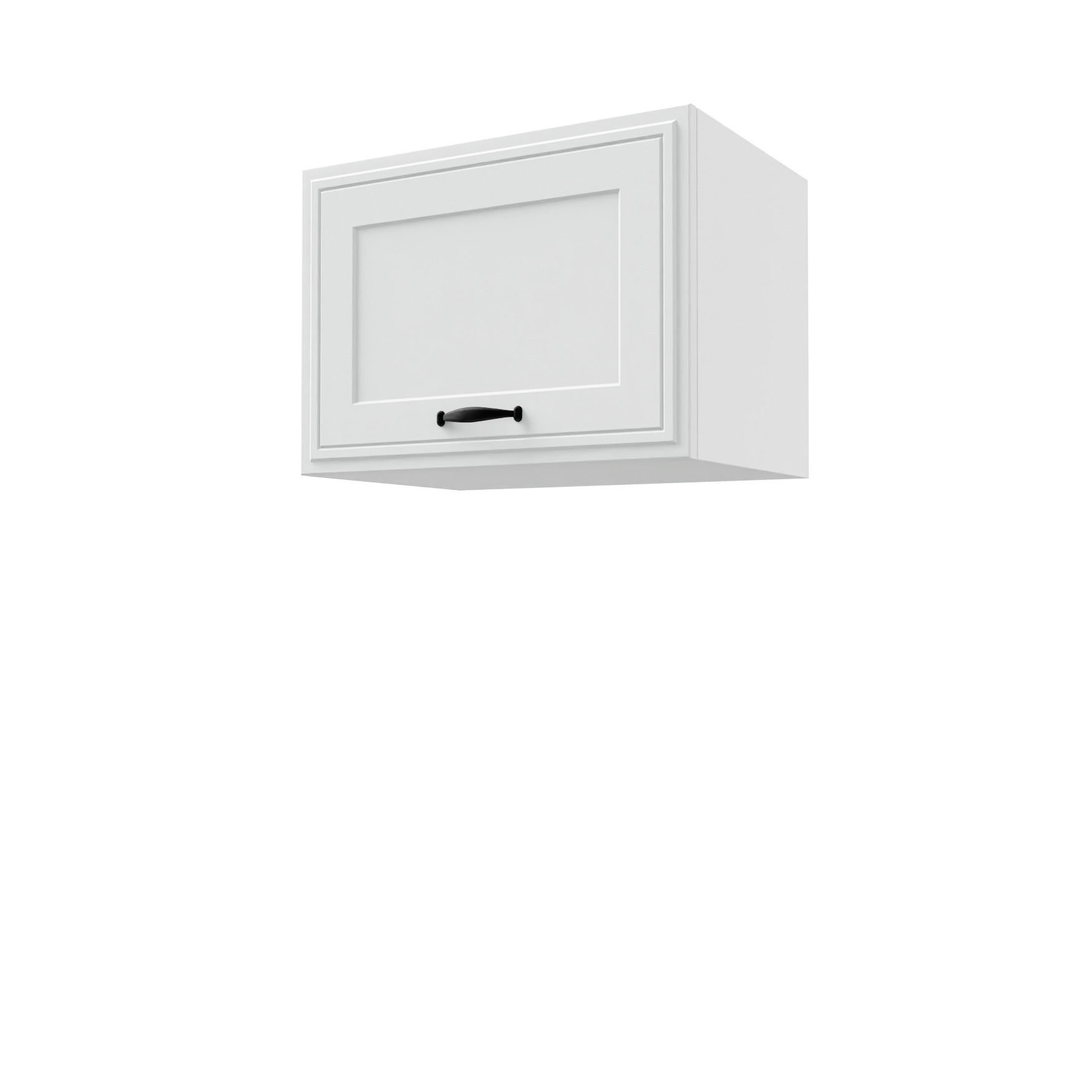 Szafka Wisząca Niska Trento 50X36 Cm Mdf Folia Biały Mat Cichy Domyk Podnośnik Gazowy
