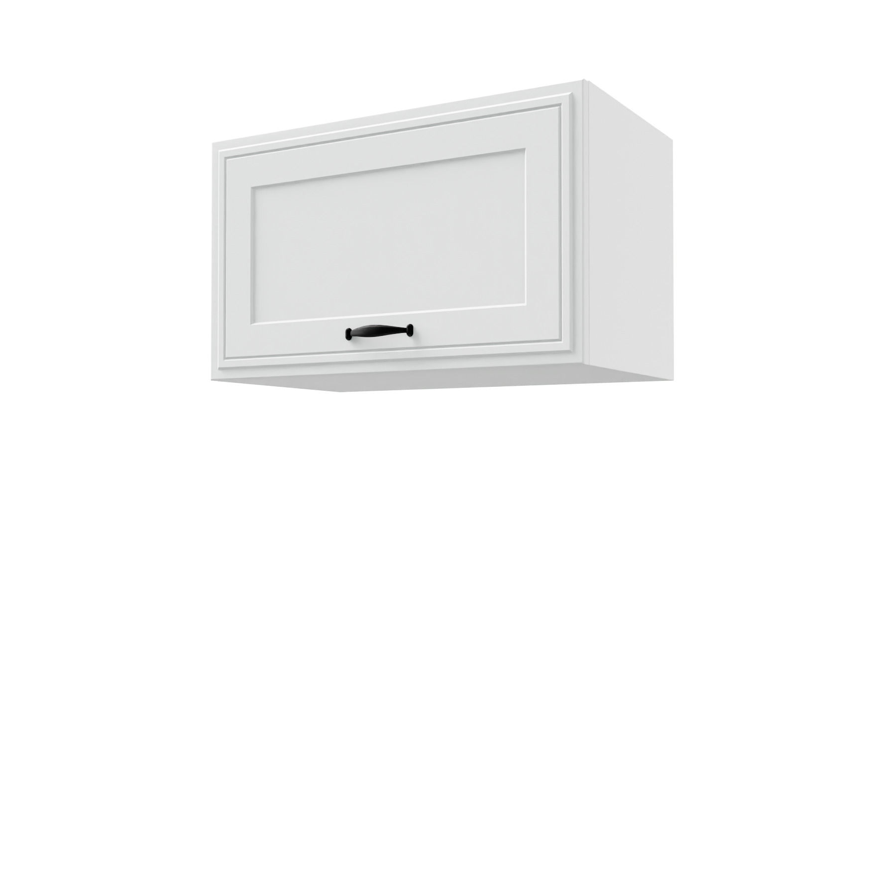 Szafka Wisząca Niska Trento 60X36 Cm Mdf Folia Biały Mat Cichy Domyk Podnośnik Aventos