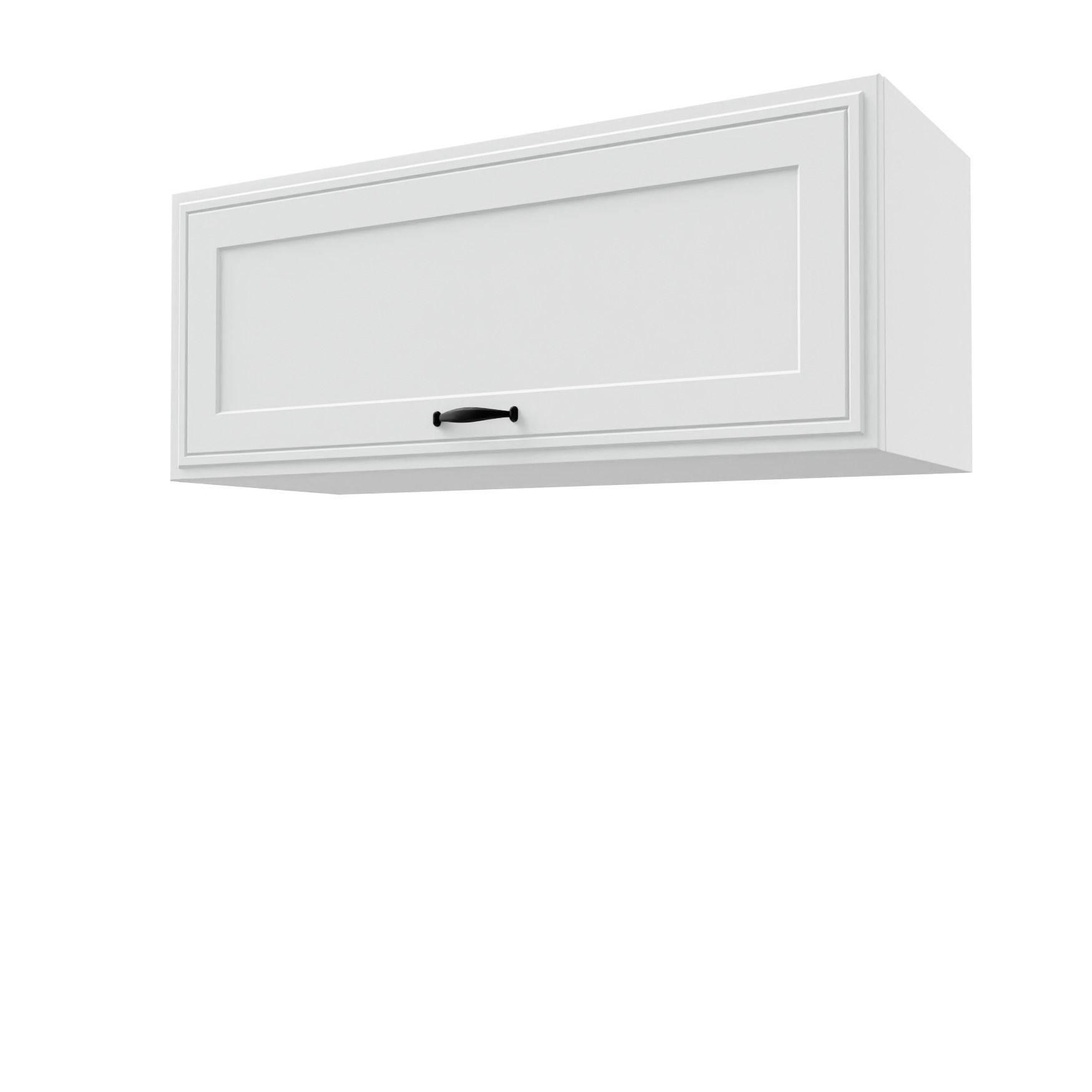 Szafka Wisząca Niska Trento 90X36 Cm Mdf Folia Biały Mat Cichy Domyk Podnośnik Gazowy
