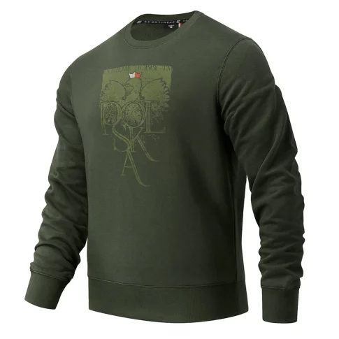 Extreme Hobby Bluza Bez Kaptura Crewneck Patriot Khaki