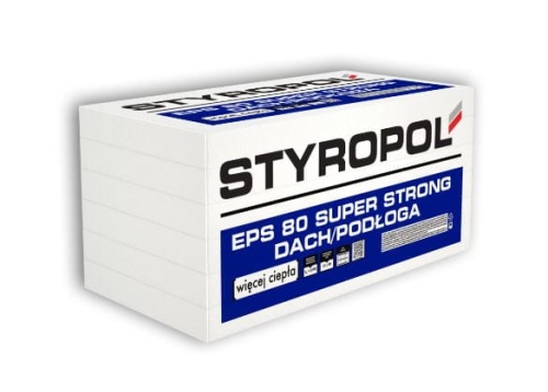 Płyty styropianowe EPS 80 Super Strong Styropol 8cm 0,3m3