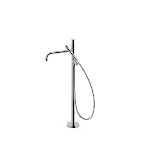 Bateria wannowo prysznicowa podłogowa Tres Study Exclusive chrom 26247006
