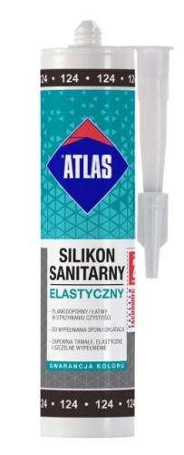 Silikon sanitarny Atlas ciemne wenge 124 280ml