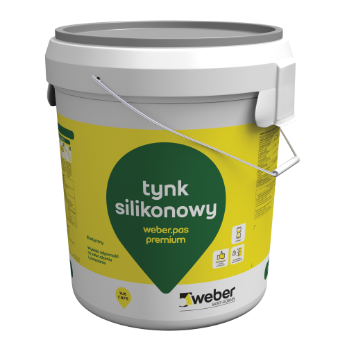 Silikonowa masa tynkarska Weber pas premium 30kg