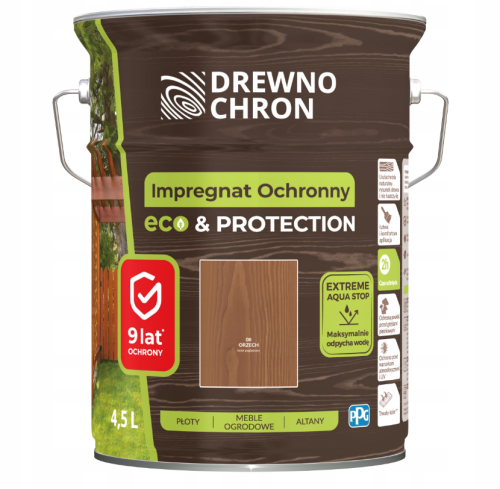 Impregnat Drewnochron Eco&Protect orzech 4,5L