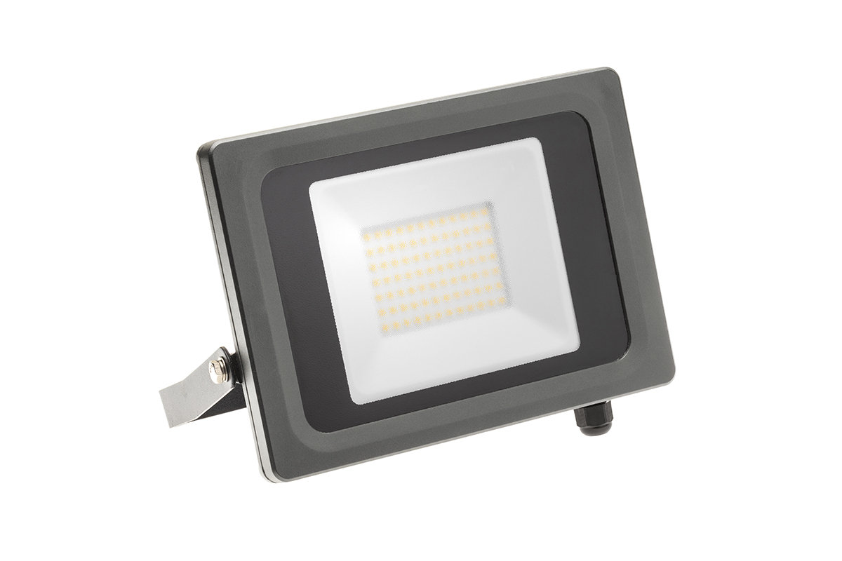Naświetlacz LED GTV VIPER, 50 W, szary, 1 szt.