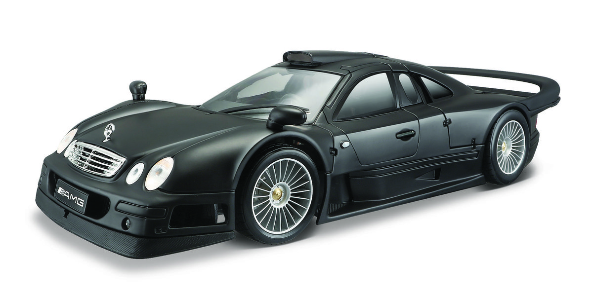 MAISTO, mercedes-benz clk-gtr czarny 1/18