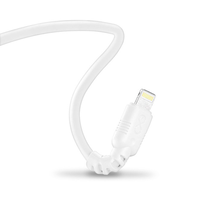 Kabel USB-C-LIGHT eXc mobile, Whippy 0,9 m, biały