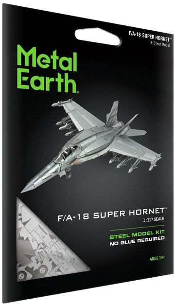 Metal Earth, F/A-18 Super Hornet  Model do składania.