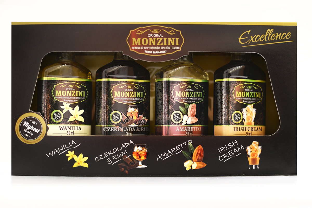 Monzini 4X 50 Ml Zestaw Kawowy