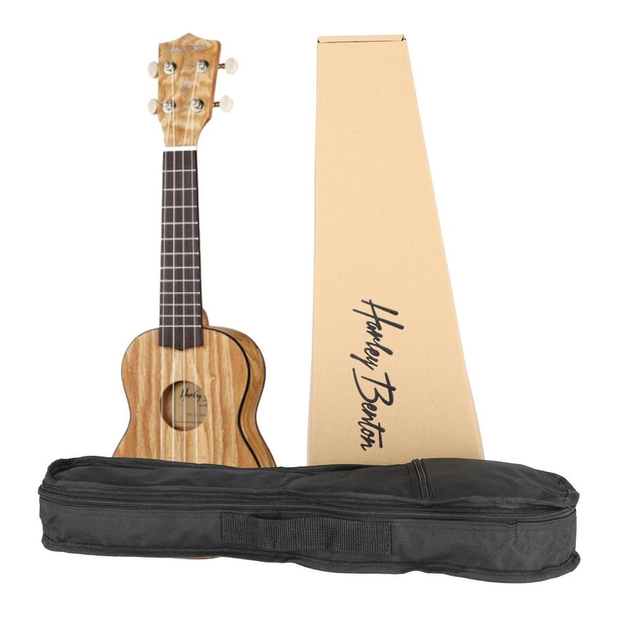 Ukulele sopranowe UK-12 Brązowe z pokrowcem