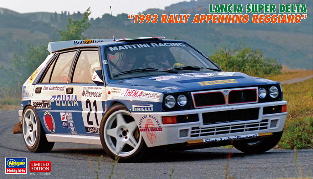 Lancia Super Delta (1993 Rajd Appenino Reggiano) 1:24 Hasegawa 20648