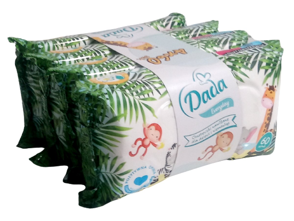 Chusteczki Nawilżane Dada Everyday 4X60=240Szt.