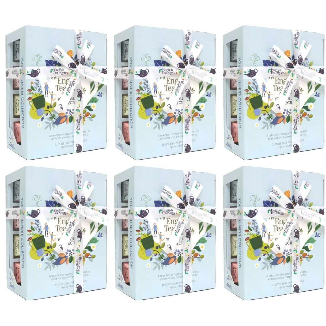 6x Zestaw herbat EKO piramidki English Tea PREZENT