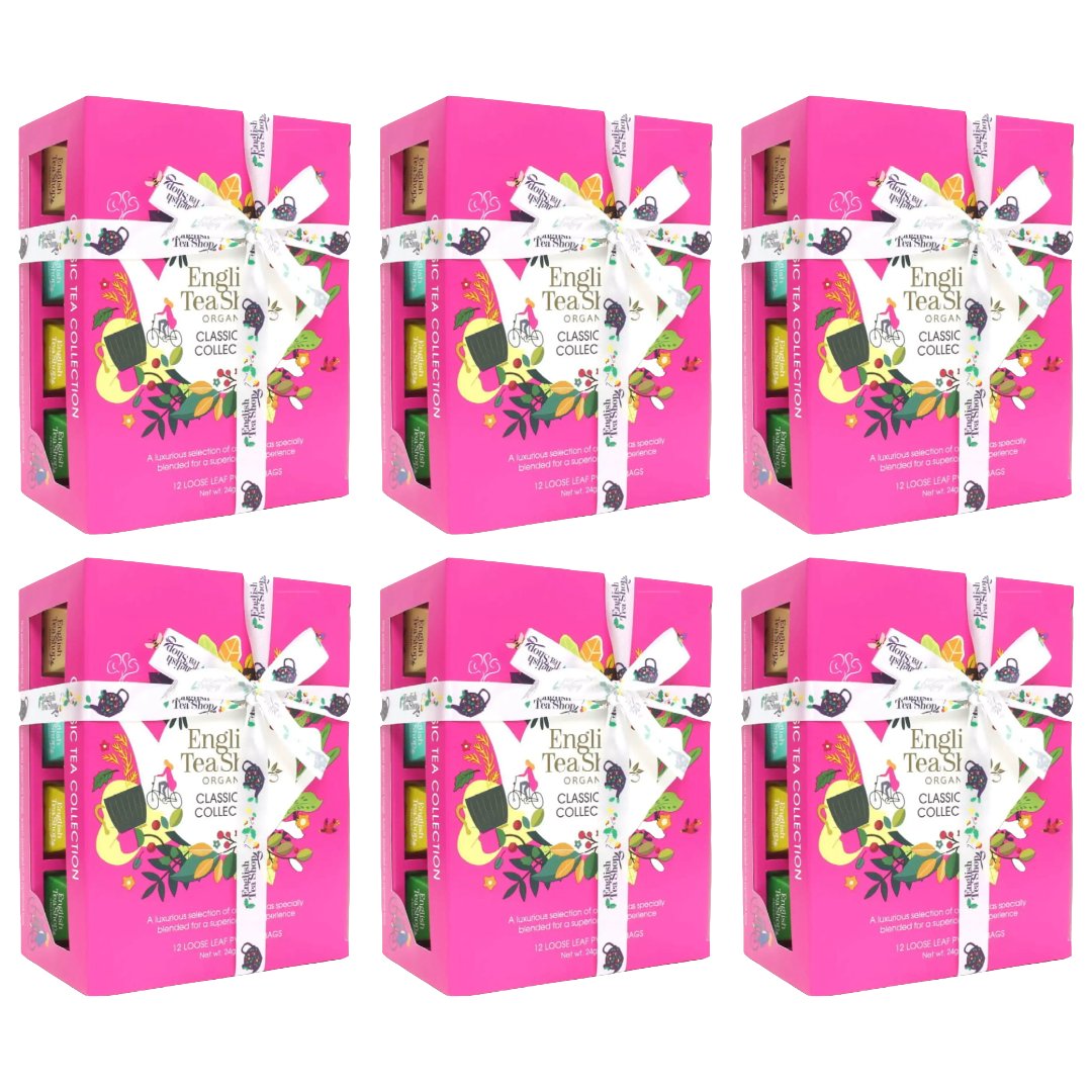 6x Zestaw herbat EKO piramidki English Tea PREZENT