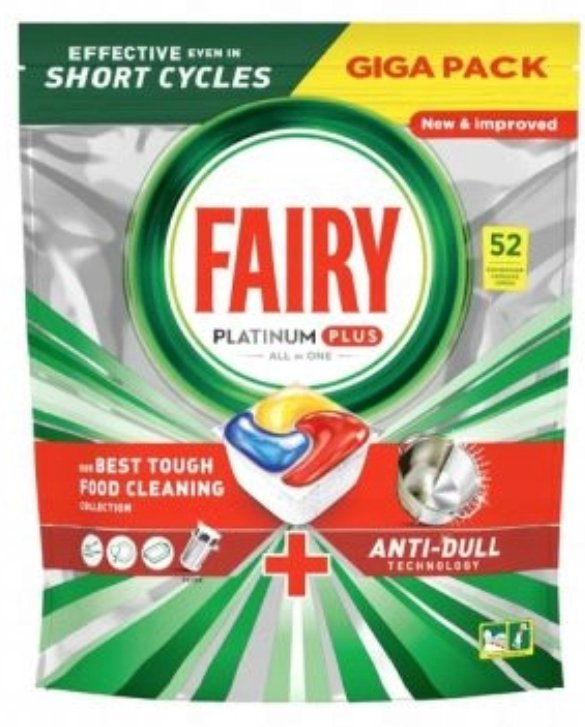 Fairy Platinum PLUS tabletki do zmywarki 52 Lemon