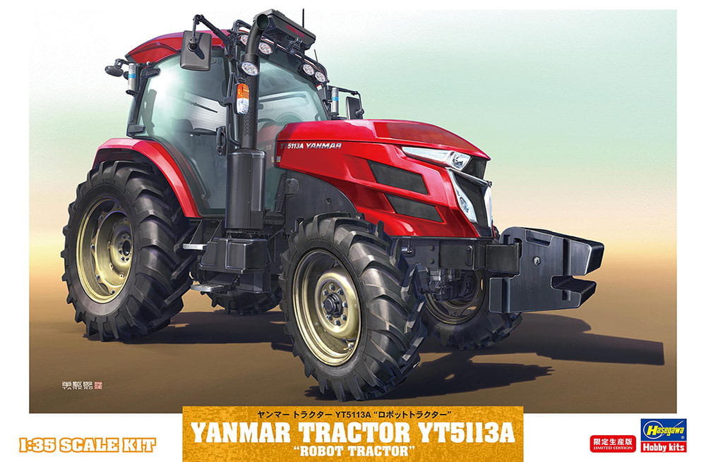 Ciągnik Yanmar Yt5113A Robot Tractor 1:35 Hasegawa 66108