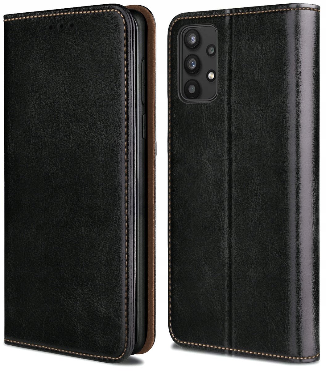 ETUI SKÓRZANE CASE +SZKŁO do Samsung Galaxy A32 4G